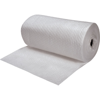 Premium Fine Fiber Sorbent Rolls, Heavyweight, 150' L x 30" W, 50 gal. Absorbancy Action Paper