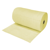 Premium Fine Fibre Sorbent Rolls, Heavyweight, 150' L x 15" W, 50 gal. Absorbancy Action Paper