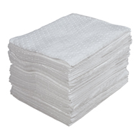 Premium Laminated (SMS) Sorbent Pads, Oil Only, 15" x 17", 30 gal. Absorbancy Action Paper