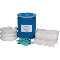Premium Truck Spill Kit, Oil Only, Drum, 10 US gal. Absorbancy Action Paper