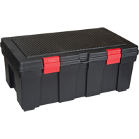 Water Resistant Storage Container, 33" W x 19" D x 13" H, Black Action Paper