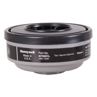 North&reg; N Series Respirator Cartridges, Gas/Vapour Cartridge, Organic Vapour Action Paper