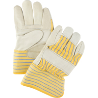 Superior Warmth Winter-Lined Fitters Gloves, Large, Grain Cowhide Palm, Thinsulate Inner Lining Action Paper