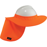 Chill-Its&reg; 6660 Hard Hat Brims, Hi-Vis Orange Action Paper