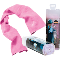 Chill-Its&reg; 6602 Cooling Towels, Pink Action Paper