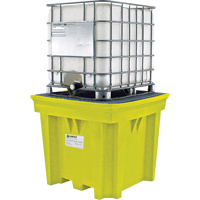 IBC Space-Saver Without Drain, 275 US gal. Spill Capacity, 57" x 57" x 48" Action Paper