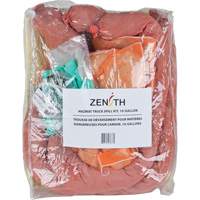 Truck Spill Kit, Hazmat, Bag, 10 US gal. Absorbancy Action Paper