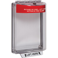Universal Stopper&reg; Fire Alarm Covers, Flush Action Paper