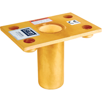 Syst&egrave;mes de sauvetage pour espaces clos - Composants de la potence - Bases fixes permanentes de pointe Action Paper