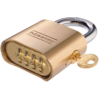 Control Key for Brass Combination Padlocks Action Paper
