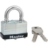 Cadenas lamin&eacute;, Argent, Cl&eacute;s identiques, Acier lamin&eacute;, Largeur de 1-3/4" Action Paper