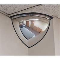 90° Dome Mirror, Quarter Dome, Open Top, 20" Diameter Action Paper