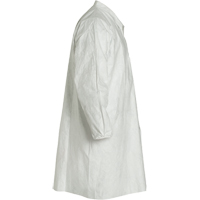 Lab Coat, Tyvek&reg; 400, White, Medium Action Paper