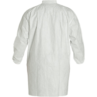 Lab Coat, Tyvek&reg; 400, White, Medium Action Paper