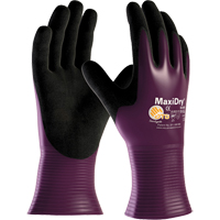 Gants ATG MaxiDry 56-426, 7/Petit, R&ecirc;vetement Nitrile, Calibre 15, Enveloppe en Nylon Action Paper