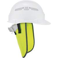 GloWear 8006 Hardhat Neck Shade, High-Visibility Lime Green Action Paper