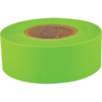 Sub-Zero Flagging Tape, 1.2" W x 150' L, Fluorescent Lime Action Paper