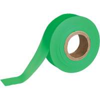 Flagging Tape, 1.188" W x 150' L, Fluorescent Green Action Paper