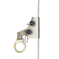 Lad-Saf Static Wire Rope Grab, 3/8" Rope Diameter Action Paper