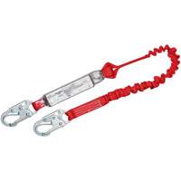 Longe &eacute;lastique antichoc PRO, 6', Point d'ancrage &agrave; Crochet mousqueton, Crochet mousqueton aux jambes, Polyester Action Paper