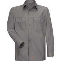 Long Sleeve Ripstop Shirt, Men's, 3X-Large, Grey Action Paper