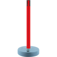 Outdoor TensaBarrier&reg; - Receiver Posts, 37" High, Red Action Paper