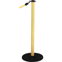 Poteaux portatifs, Hauteur de 36", Jaune Action Paper