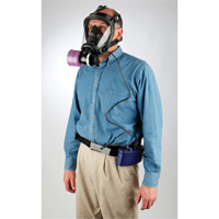 PR500 Series Face Mount PAPR, Facepiece Respirator, NiCd Battery Action Paper