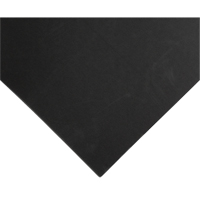 Electrically Conductive Mat No.785, 3' W x 10' L x 3/32" T, PVC, Smooth, Black Action Paper