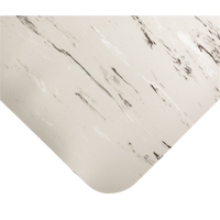 Tapis antimicrobiens Tile-Top Select no 494, Lisse, 2' x 10' x 1/2", Gris, PVC Action Paper
