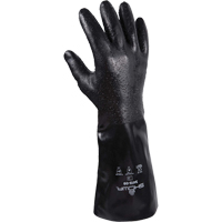 3415 Gloves, Size Small/8, 14" L, Neoprene, Cotton/Interlock Inner Lining, 66-mil Action Paper