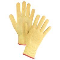 Seamless String Knit Gloves, Size Small/7, 7 Gauge, Kevlar&reg; Shell, ASTM ANSI Level A2/EN 388 Level 3 Action Paper