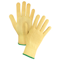 Gants tricot&eacute;s sans couture, Taille Moyen/8, Calibre 7, Enveloppe en Kevlar, ASTM ANSI niveau A2/EN 388 niveau 3 Action Paper
