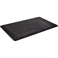 WD Foodmaster Anti-Microbial Mats, Smooth, 2' x 3' x 9/16", Black, Vinyl Foam Action Paper