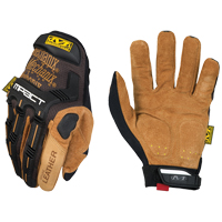 M-Pact&reg; Gloves, Small, Grain Leather Palm, Hook & Loop Cuff Action Paper