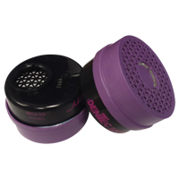 Respirator Cartridge, Combination Gas/Vapour Cartridge and Particulate Filter, Organic Vapour/P100 Filter Action Paper