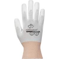 Superior Touch&reg; Coated Gloves, 6/X-Small, Polyurethane Coating, 13 Gauge, Polyester Shell Action Paper