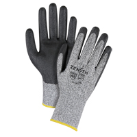 Gants &eacute;lastiques sans coutures r&eacute;sistants &agrave; la coupe, Taille T-Grand/10, Calibre 13, Rev&ecirc;tement Polyur&eacute;thane, Enveloppe en PEHP, ANSI/ISEA 105 niveau 2/EN 388 niveau 3 Action Paper