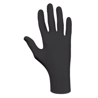 6112PF Biodegradable Gloves, X-Small, Nitrile, 4-mil, Powder-Free, Black Action Paper