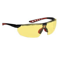 Dynamic Falcon Series Safety Glasses, Amber Lens, Anti-Fog, ANSI Z87+/Meets/Exceeds CSA Z94.3 Action Paper