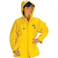 Hurricane Flame Retardant/Oil Resistant Rain Suits - Jackets, 4X-Large, Yellow Action Paper