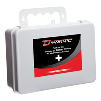 Trousse de premiers soins pour bureau Dynamic, Dispositif m&eacute;dical Classe 1, Boîte en plastique Action Paper