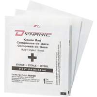 Dynamic Gauze, Pad, 3" L x 3" W, Sterile, Medical Device Class 1 Action Paper