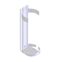 Support en plastique pour v&eacute;hicule de solution Bio Med Wash Dynamic Action Paper