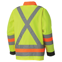 6007 Veste de s&eacute;curit&eacute; routi&egrave;re respirante, Polyester, Jaune lime haute visibilit&eacute;, T-petit Action Paper