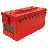 Small Group Lock Box, Red Action Paper