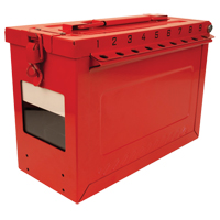 Large Group Lock Box, Red Action Paper