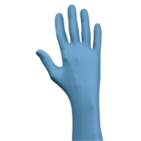 N-Dex&reg; 7500PF Gloves, Small, Nitrile, 4-mil, Powder-Free, Blue Action Paper