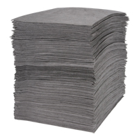 Premium Meltblown Sorbent Pads, Universal, 15" x 18", 30 gal. Absorbancy Action Paper