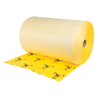 Premium Caution Rolls, Heavyweight, 150' L x 30" W, 57 gal. Absorbancy Action Paper